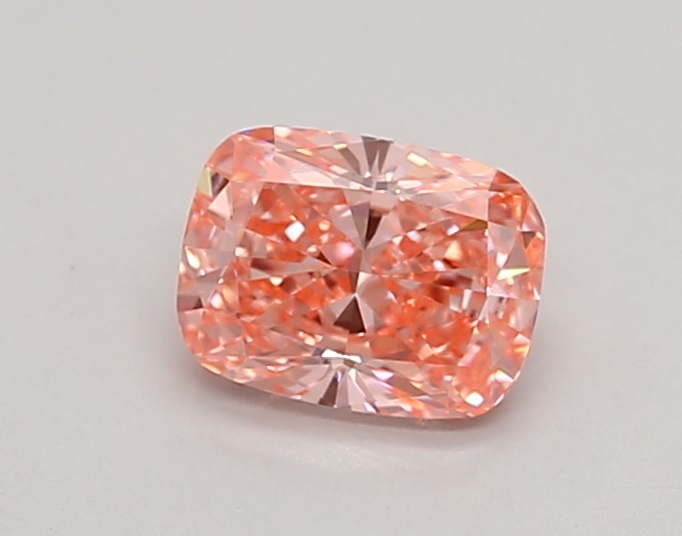 0.60ct FANCY VIVID  PINK VS1 Cushion (IGI)