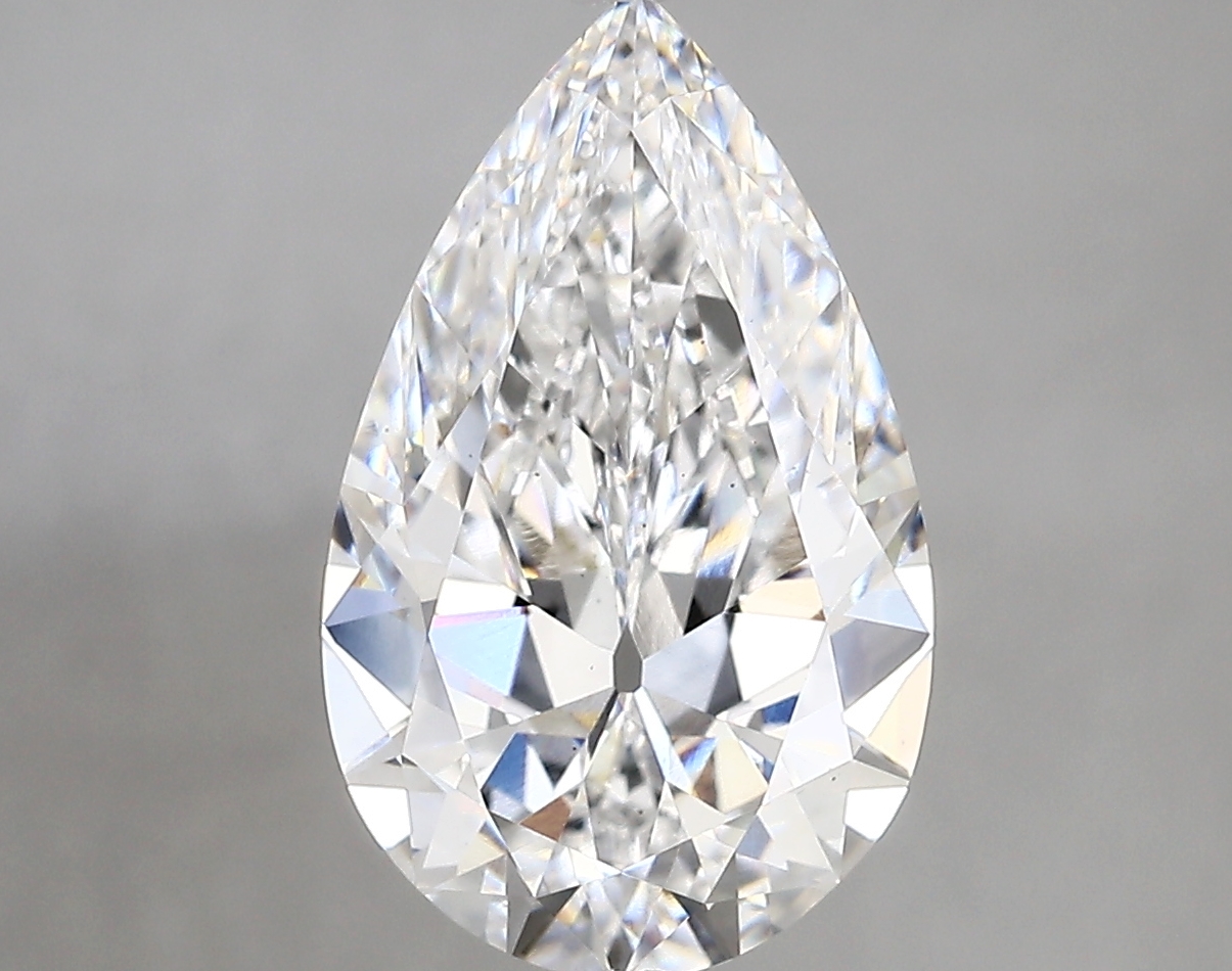 3.48ct D VS2 Pear (IGI)