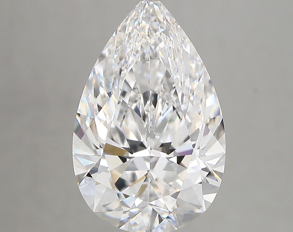 4.14ct D VVS2 Pear (IGI)
