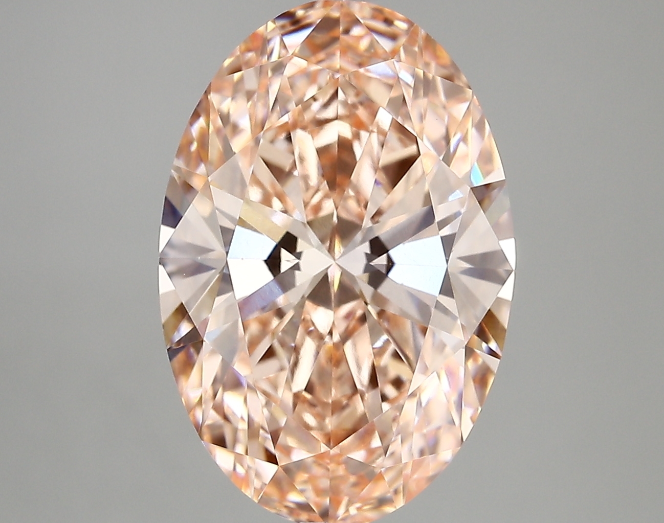 5.39ct FANCY VIVID  PINK VVS2 Oval (IGI)