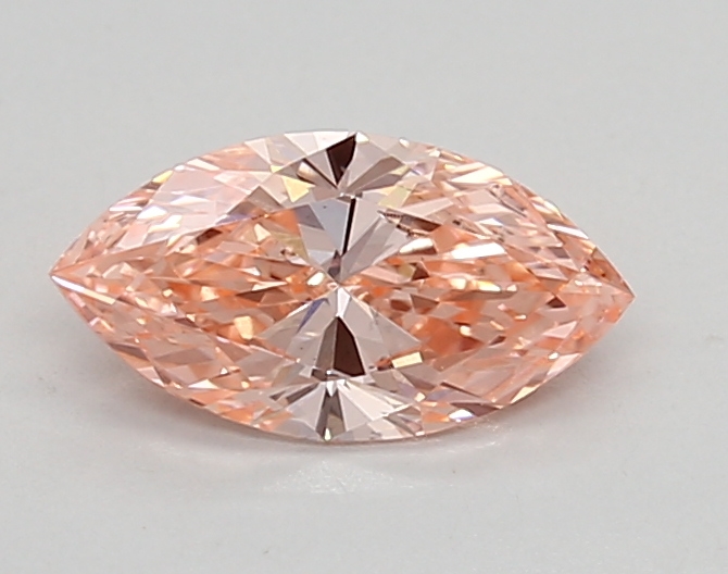 0.62ct FANCY VIVID  PINK VS2 Marquise (IGI)