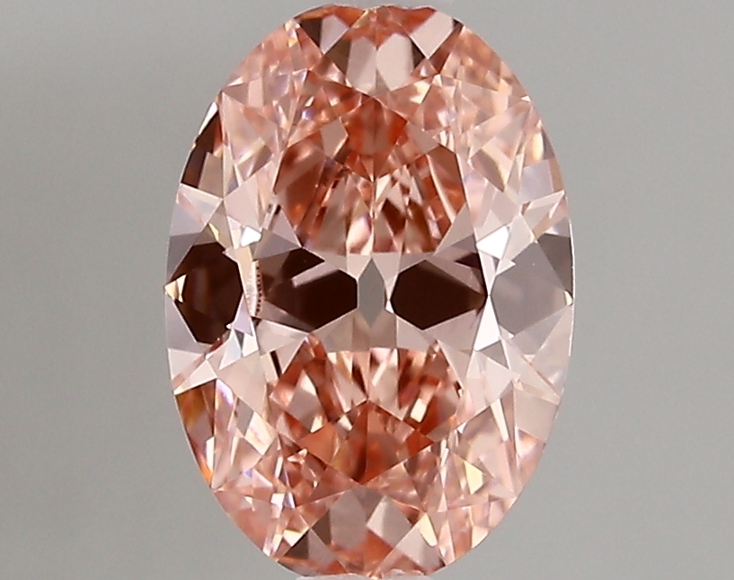 1.02ct FANCY VIVID  PINK VS1 Oval Old Miner (IGI)