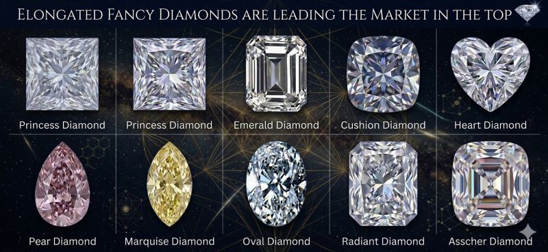 The Elongated Diamond Dominance: Why Oval, Marquise, and Emerald Cuts Are Commanding 2026 Premiums