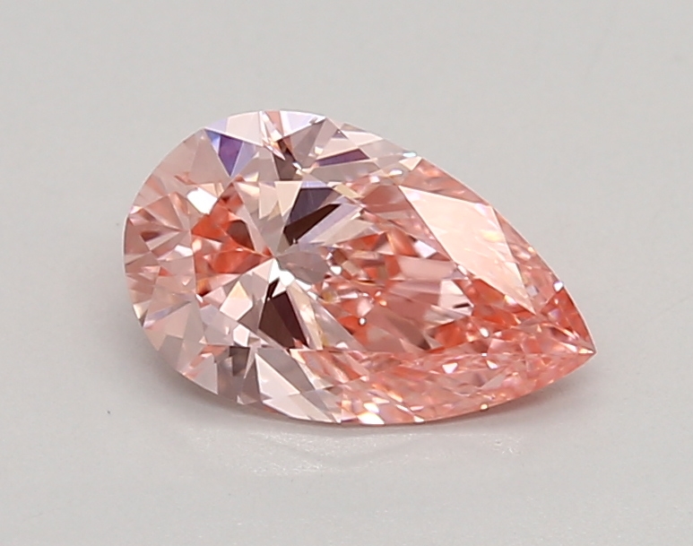 0.90ct FANCY VIVID  PINK VS1 Pear (IGI)