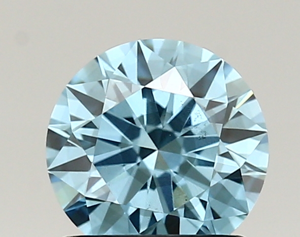 1.01ct FANCY VIVID  BLUE SI1 Round (IGI)