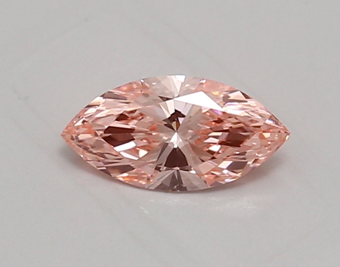 0.64ct FANCY VIVID  PINK VVS2 Marquise (IGI)
