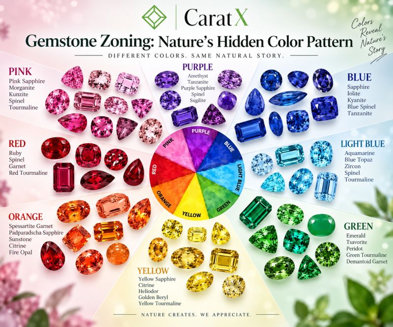 Gemstone Zoning: Nature’s Hidden Color Pattern
