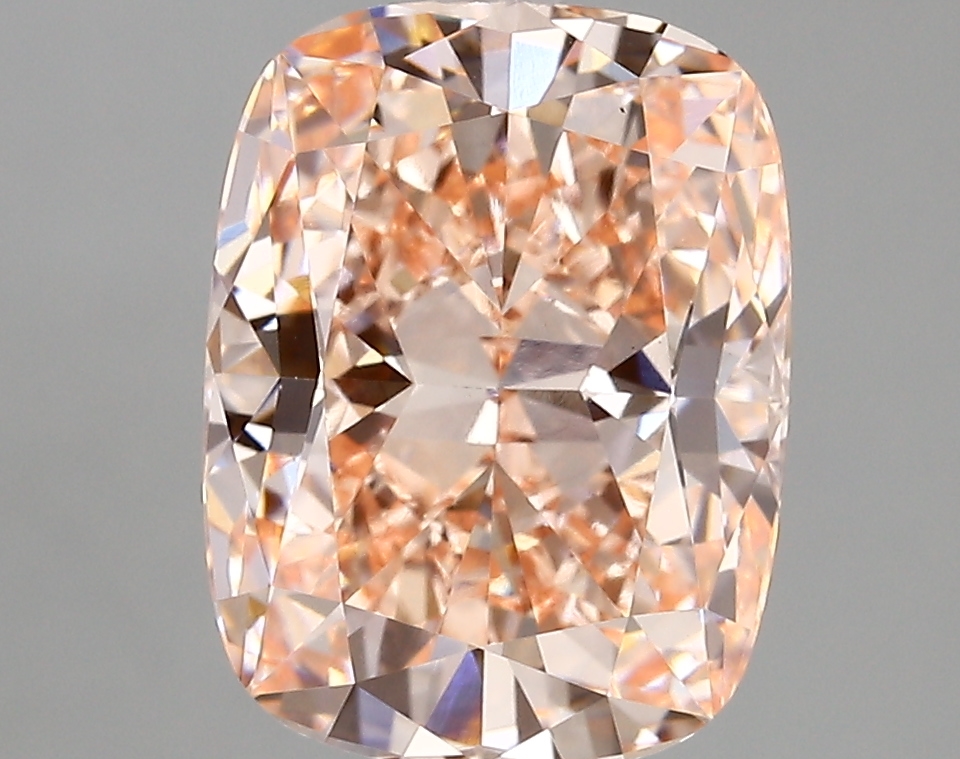 4.10ct FANCY INTENSE  PINK VS1 Cushion (IGI)