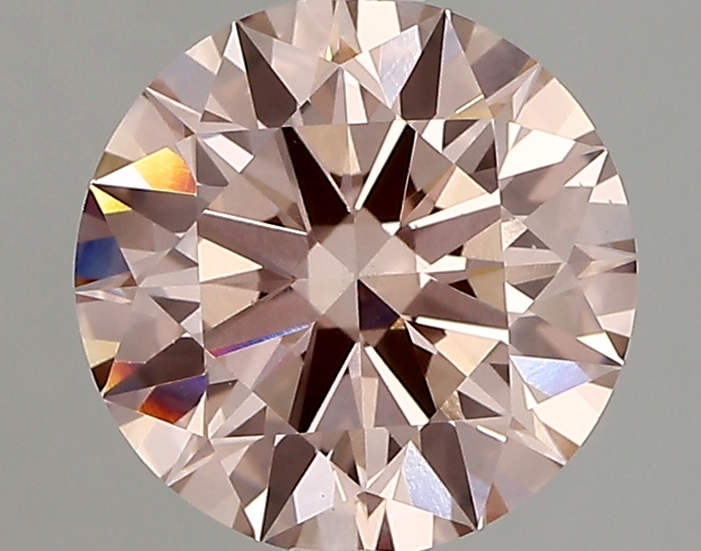 2.60ct FANCY VIVID  PINK VS1 Round (IGI)
