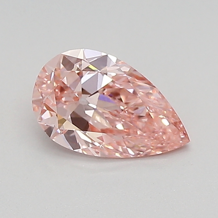 0.62ct FANCY VIVID  PINK VS1 Pear (IGI)