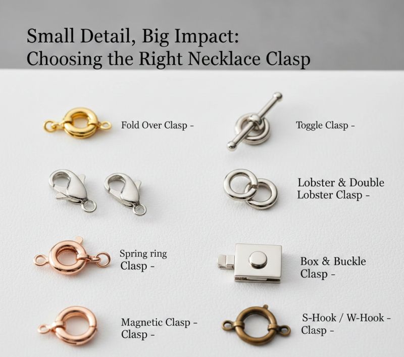 The Unsung Hero of Jewelry Design: A Detailed Guide to Choosing the Perfect Necklace Clasp