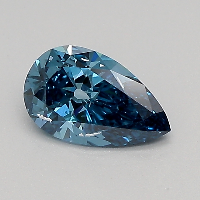 0.51ct FANCY VIVID  BLUE VVS2 Pear (IGI)