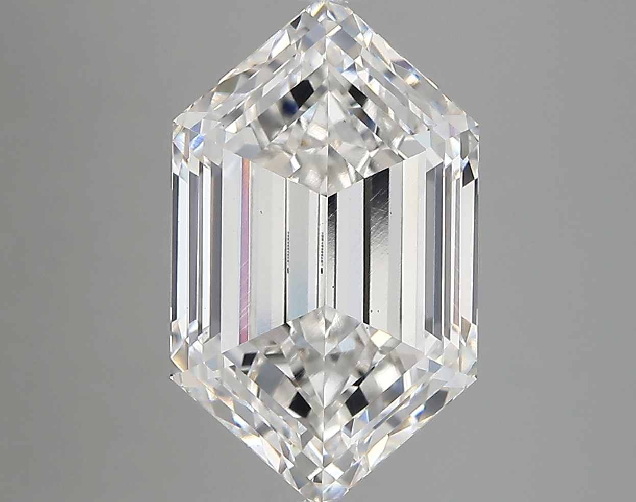 5.19ct E VS1 Long Hexagon (IGI)