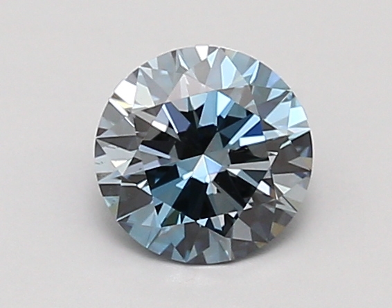 0.92ct FANCY VIVID  BLUE VS2 Round (IGI)