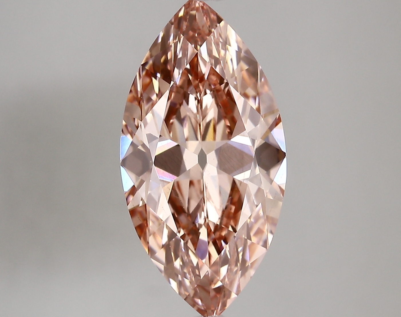 4.02ct FANCY VIVID  PINK VS2 Marquise Old Miner (IGI)