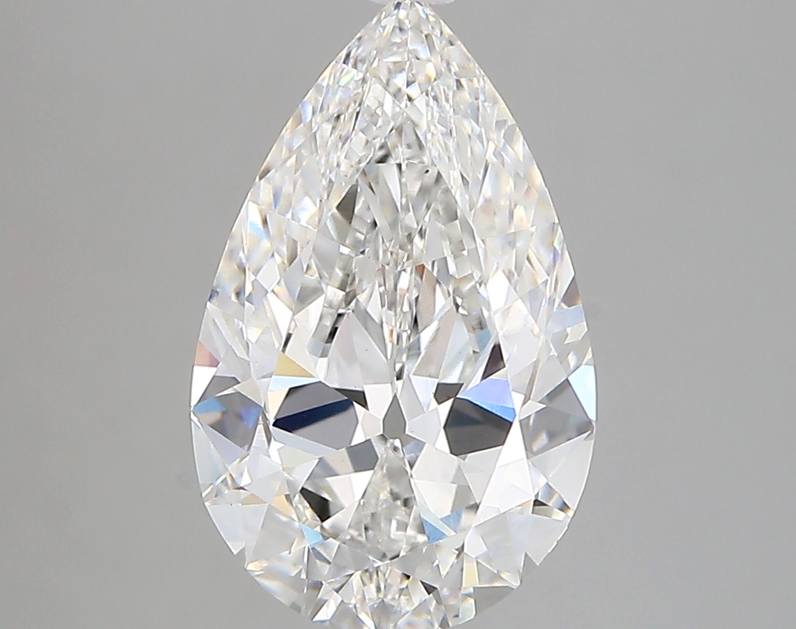 3.23ct F VS1 Pear (IGI)