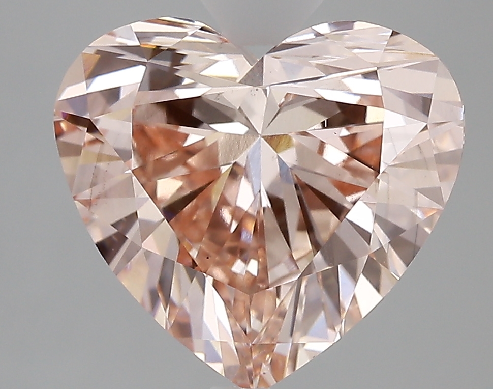 4.48ct FANCY INTENSE  PINK VS2 Heart (IGI)