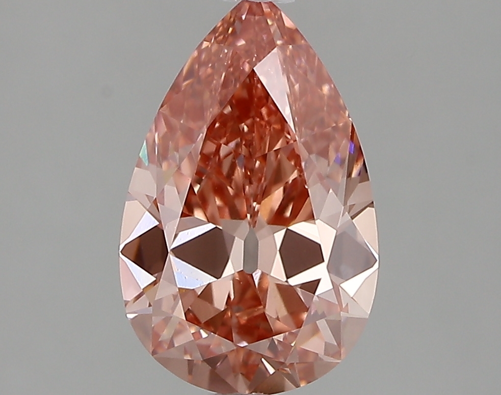 1.86ct FANCY VIVID  PINK VVS1 Pear (IGI)