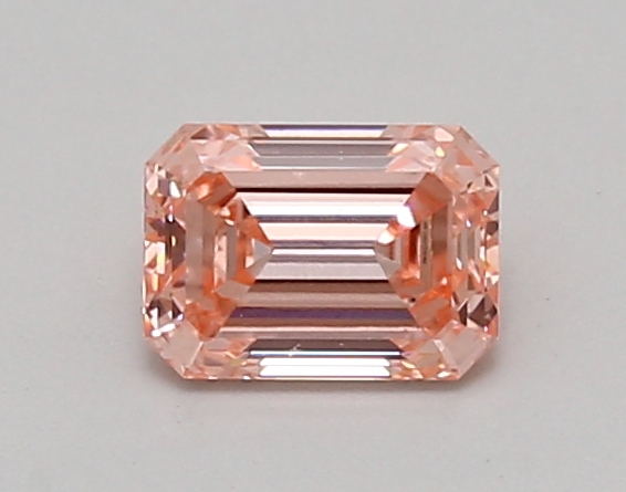 0.89ct FANCY VIVID  PINK VS1 Emerald (IGI)