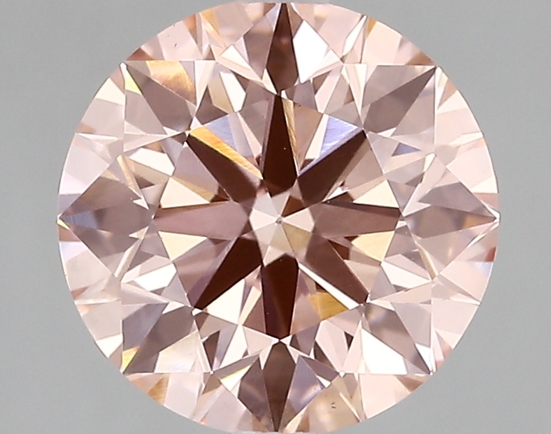 2.80ct FANCY VIVID  PINK VVS2 Round (IGI)