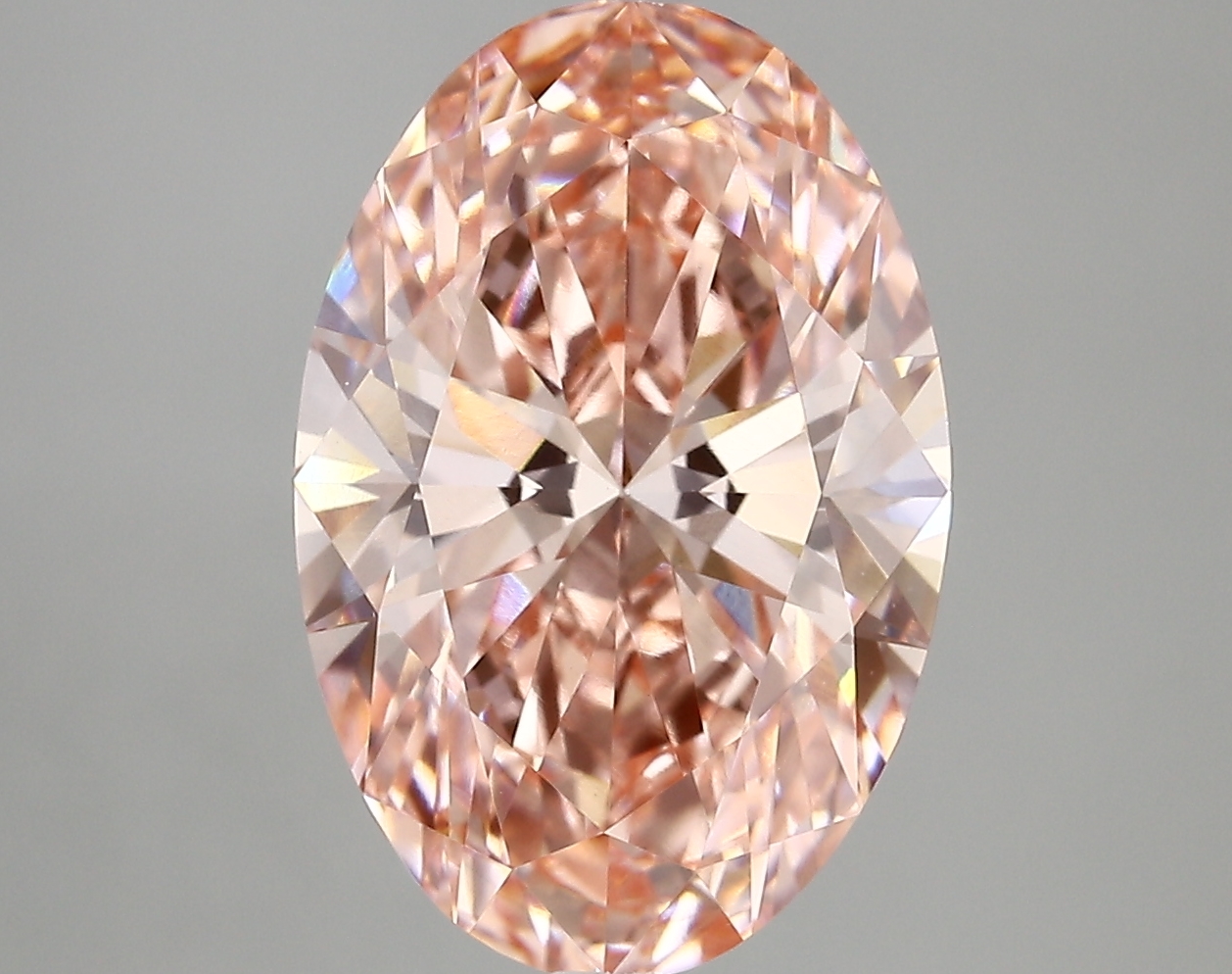 5.12ct FANCY VIVID  PINK VS1 Oval (IGI)