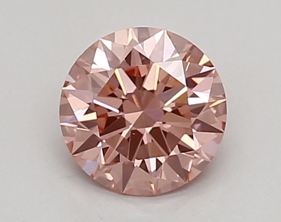 0.58ct FANCY VIVID  PINK VVS2 Round (IGI)