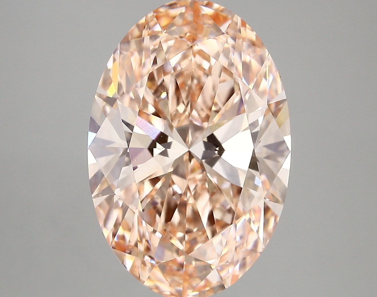 6.02ct FANCY INTENSE  PINK VVS2 Oval (IGI)