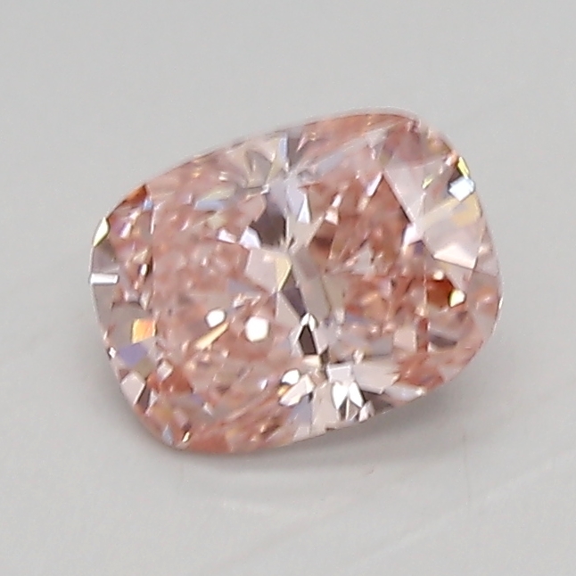 0.73ct FANCY INTENSE  PINK VVS2 Cushion (IGI)