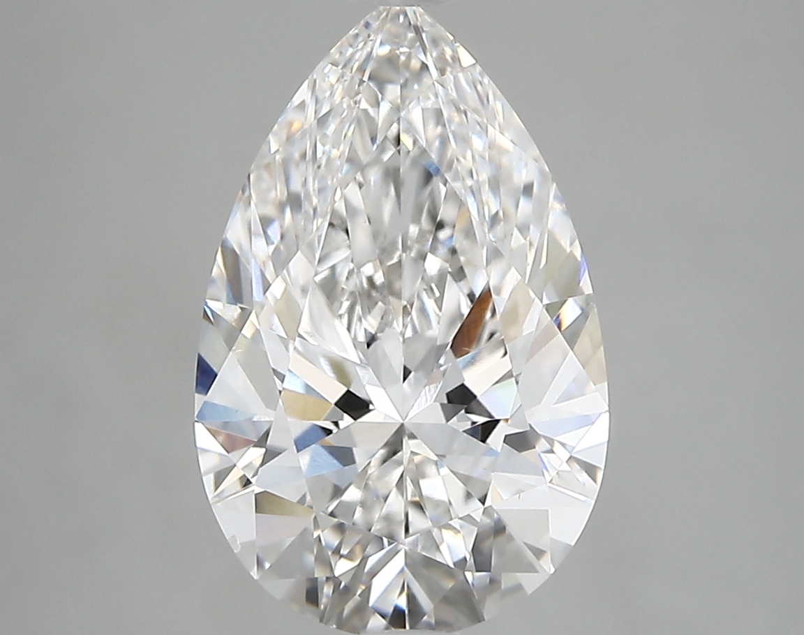 3.51ct F SI1 Pear (GIA)