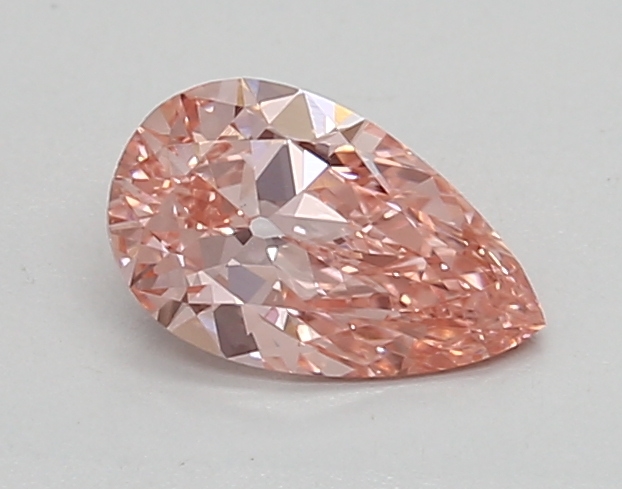 0.52ct FANCY VIVID  PINK VS1 Pear (IGI)