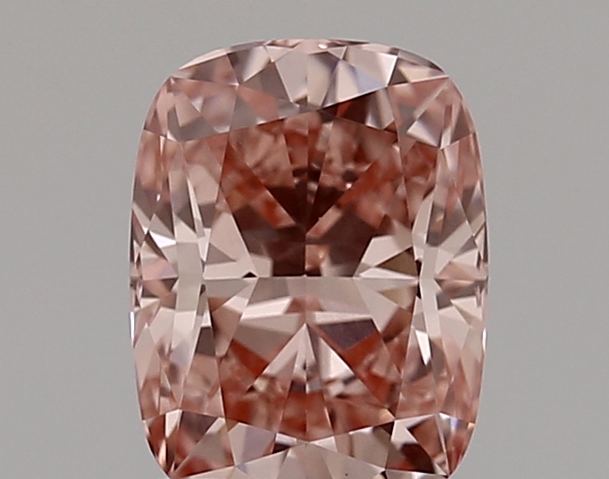 1.41ct FANCY VIVID  PINK VVS2 Cushion (IGI)
