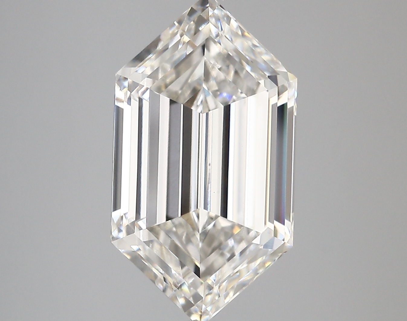5.77ct F VVS2 Long Hexagon (IGI)