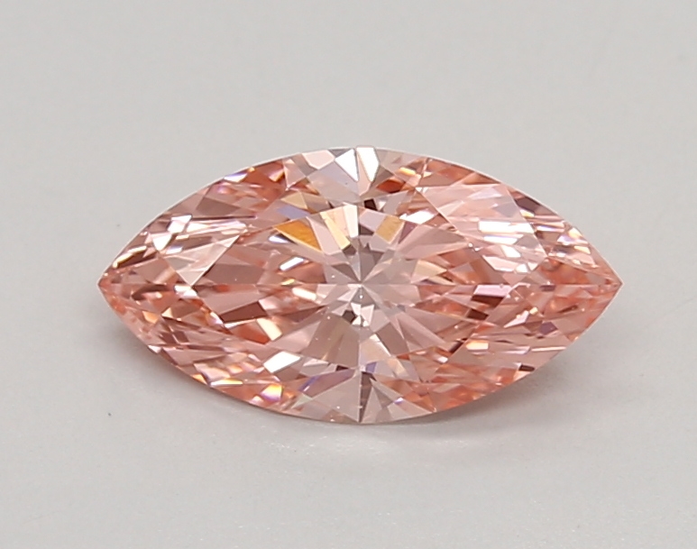 0.77ct FANCY VIVID  PINK VS1 Marquise (IGI)