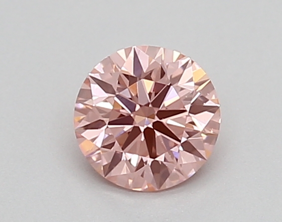 0.39ct FANCY VIVID  PINK VVS2 Round (IGI)