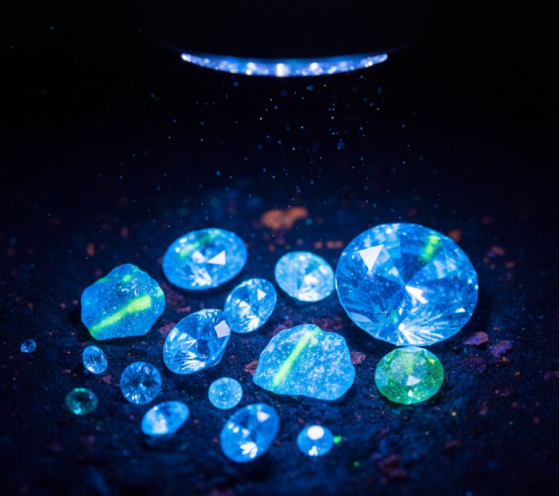 💎 Beyond the Sparkle: Unveiling the Secret of Diamonds with Deep UV Light