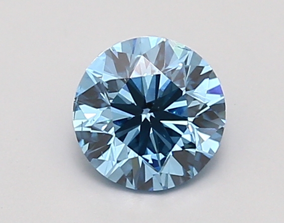 0.94ct FANCY VIVID  BLUE SI1 Round (IGI)