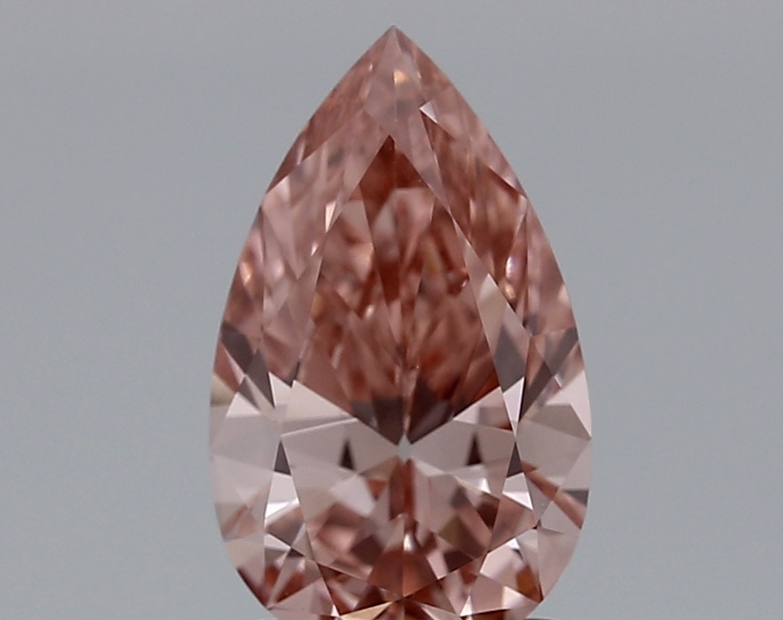 1.59ct FANCY VIVID  PINK VVS1 Pear (IGI)