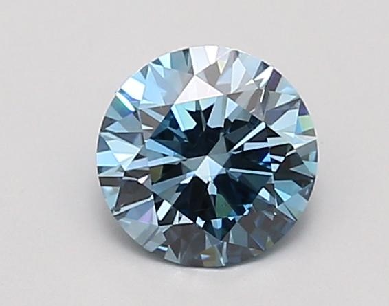 0.98ct FANCY VIVID  BLUE SI2 Round (IGI)