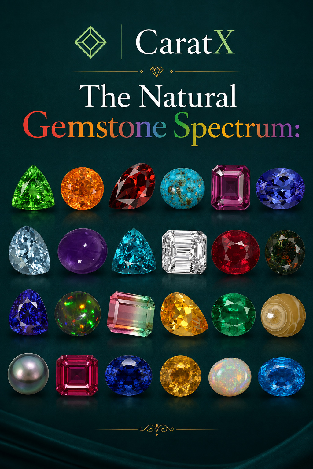 The Natural Gemstone Spectrum: A World of Color