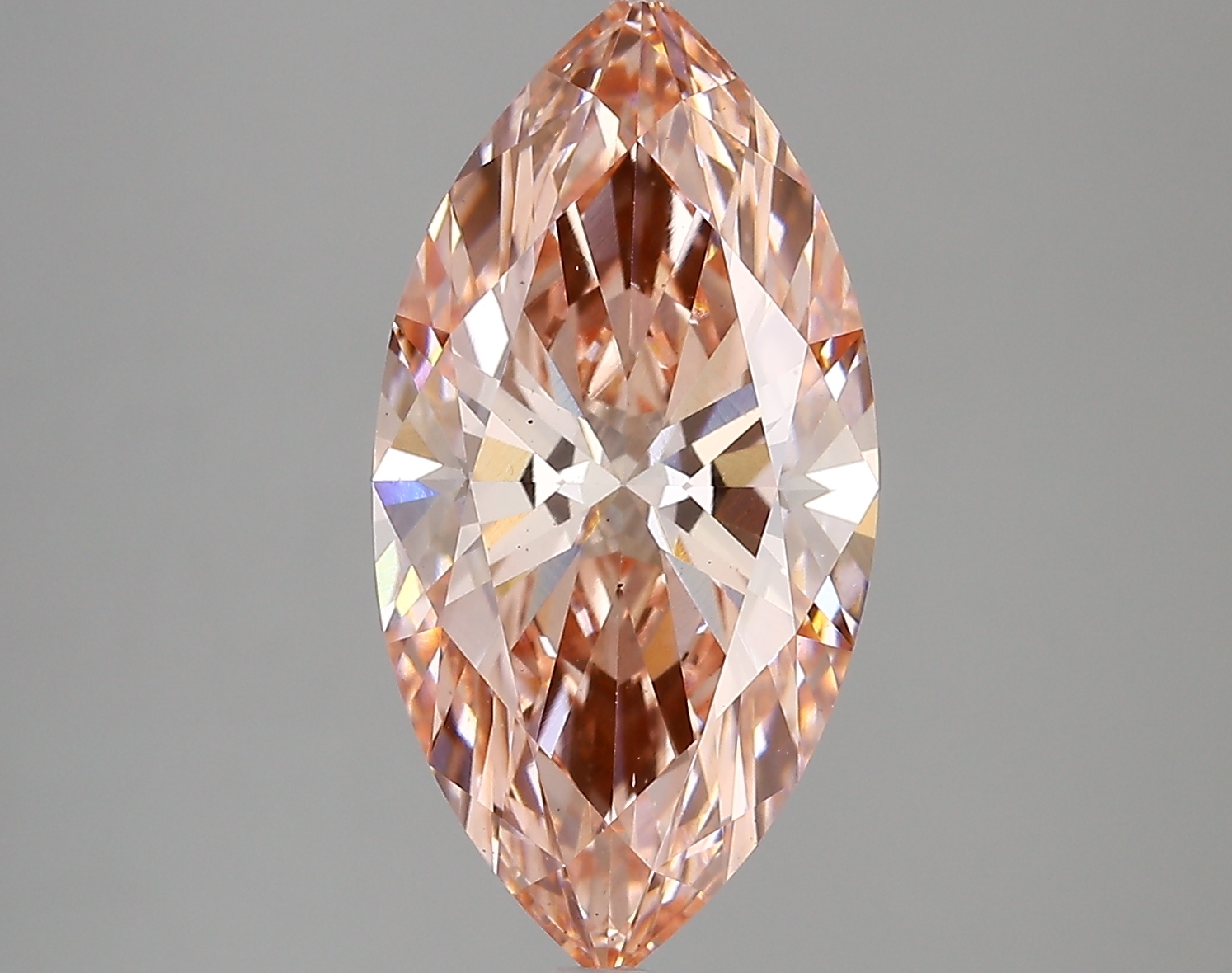 4.68ct FANCY INTENSE  PINK VS2 Marquise (IGI)