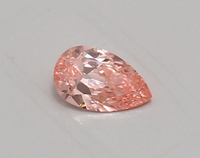 0.38ct FANCY VIVID  PINK VS1 Pear (IGI)