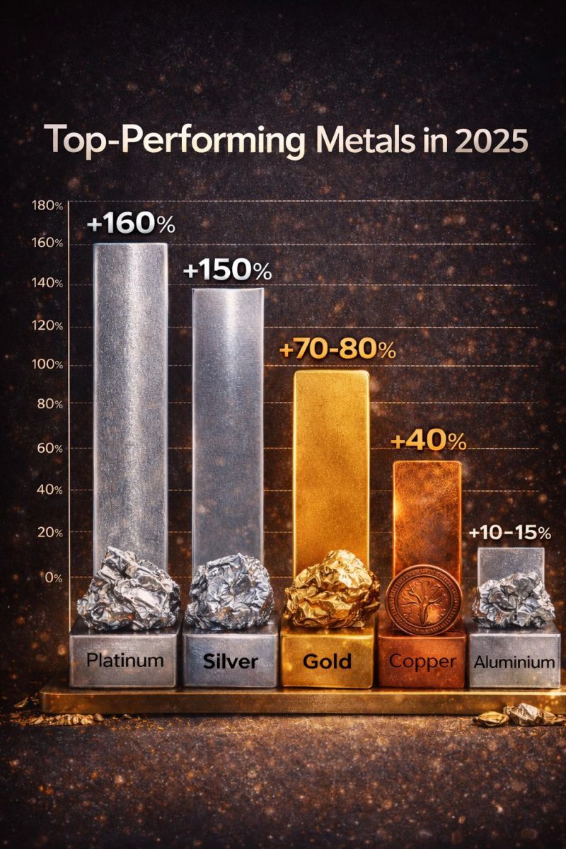 Top-Performing Metals of 2025 and Their Impact on the Jewellery Industry