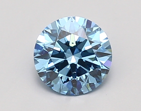 0.94ct FANCY VIVID  BLUE SI1 Round (IGI)