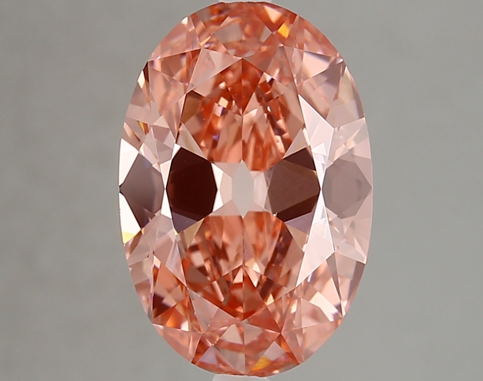 4.00ct FANCY VIVID  PINK VS1 Oval Old Miner (IGI)