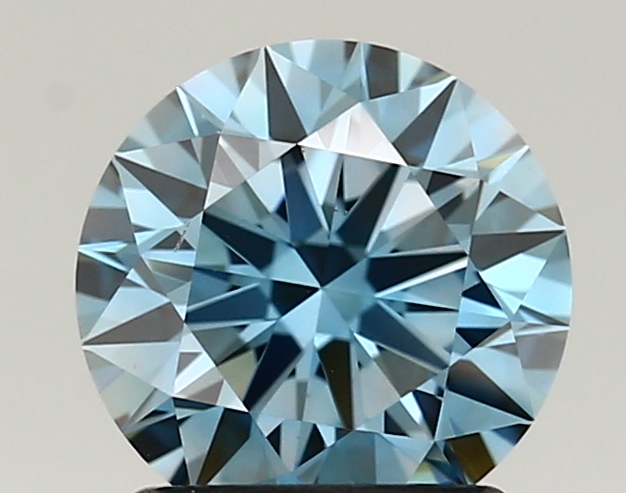 1.43ct FANCY VIVID  BLUE VS2 Round (IGI)