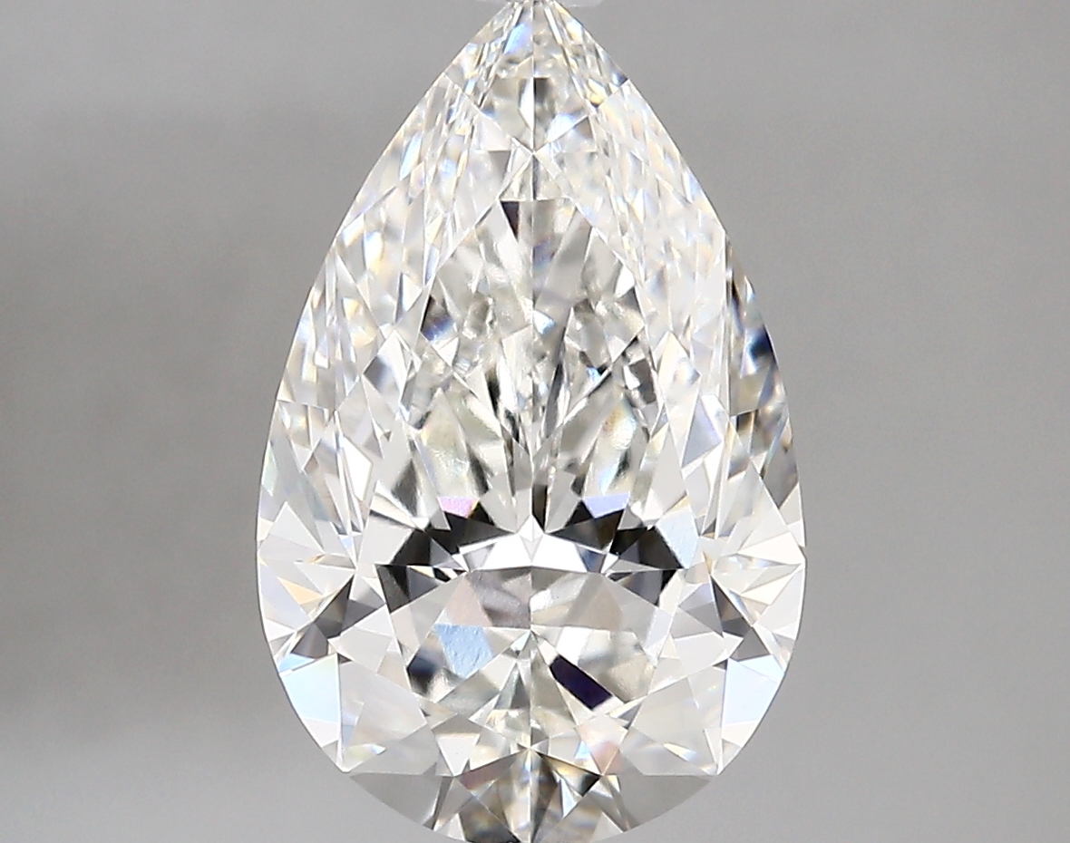 3.73ct F VVS2 Pear (IGI)