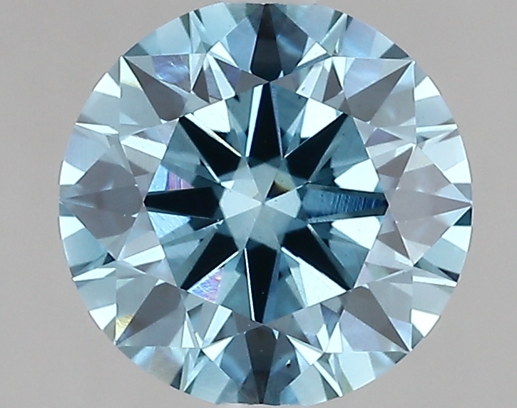 2.07ct FANCY VIVID  BLUE VS1 Round (IGI)
