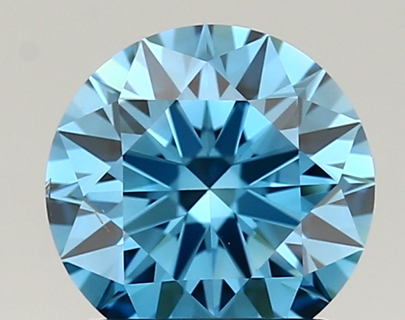 1.31ct FANCY VIVID  BLUE VS2 Round (IGI)