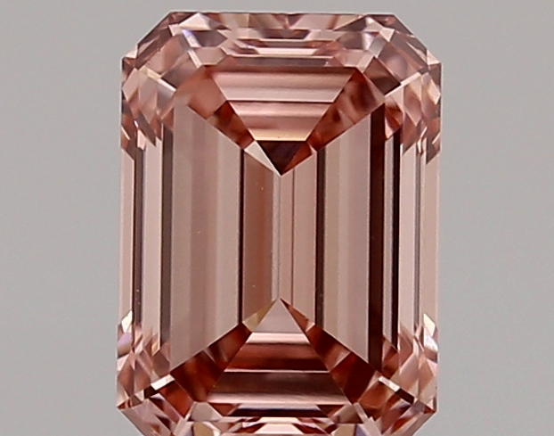1.34ct FANCY VIVID  PINK VVS2 Emerald (IGI)