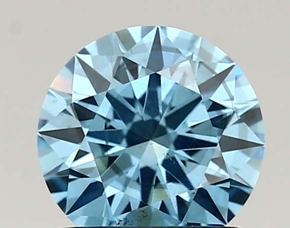 1.01ct FANCY VIVID  BLUE SI1 Round (IGI)